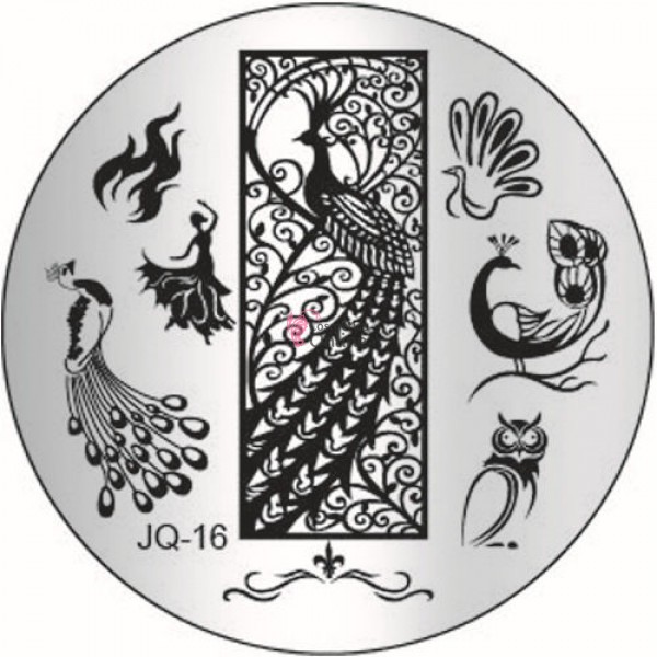 Matrita de Unghii din metal rotunda 5,5cm JQ16